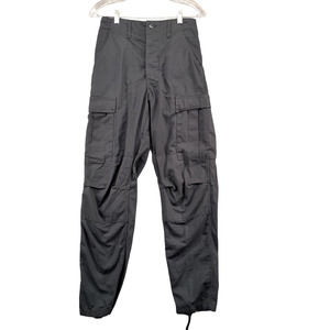 McGuire Army Navy Mens Cargo Combat Trousers Black Size XS Short Pockets